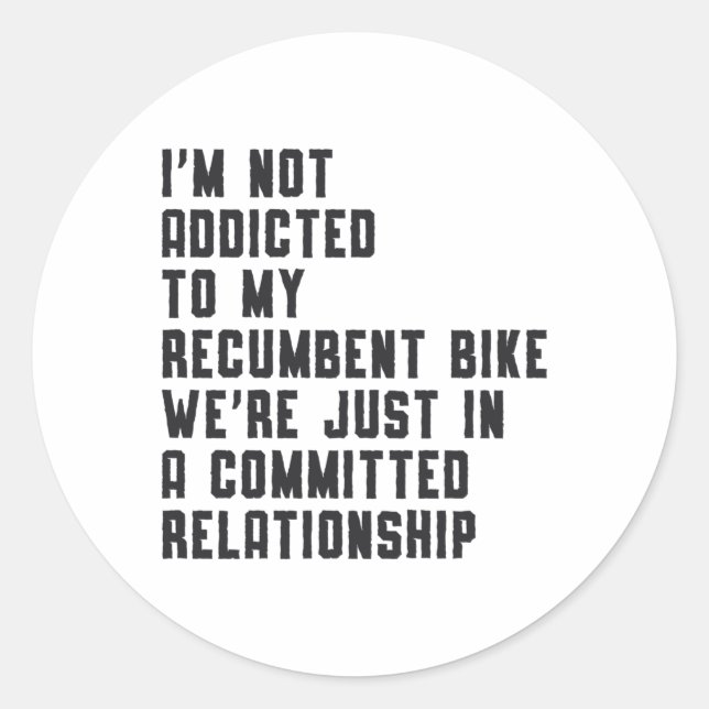 Adesivo Tricycle Triker Recumbent Bike Trike Retro (Frente)