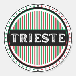 Adesivo Trieste City Pride Emblem – Italian Identity