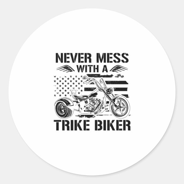Adesivo Trike Sayings | Triker Trikes Biker Biking Gifts (Frente)