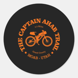 Adesivo Trilha Captain Ahab Divertida Moab Utah Ciclismo d