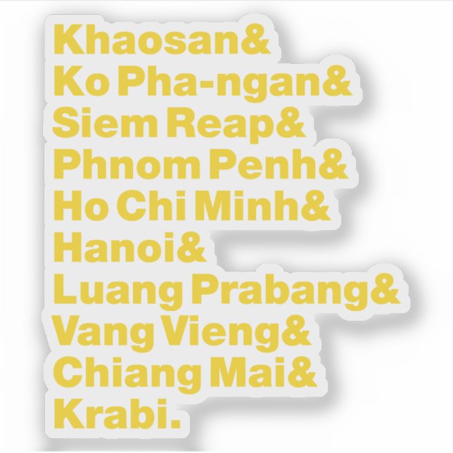 Adesivo Trilha / Circuito de Banana Pancake (Frente)