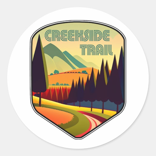 Adesivo Trilha Creekside Cores de Ohio (Frente)