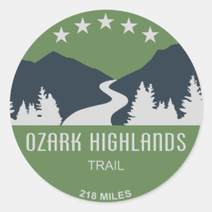 Adesivo Trilha das Terras Altas de Ozark