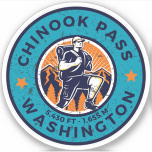 Adesivo trilha de chinook pass california testes