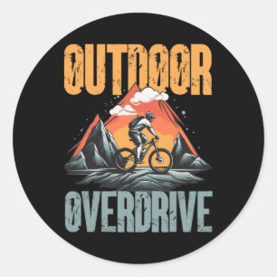Adesivo Trilha de Ciclismo de Montanha Outdoor Overdrive