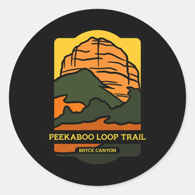 Adesivo Trilha de Loop Peekaboo - Bryce Canyon Horseback R (Frente)
