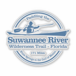 Adesivo Trilha de Wilderness do Rio Suwannee (SK)