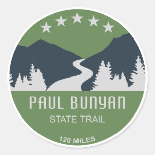 Adesivo Trilha do Estado de Paul Bunyan