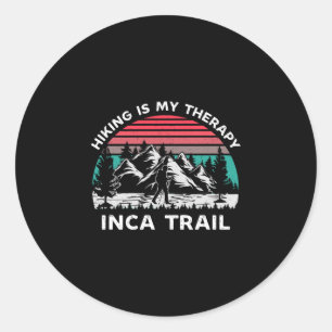 Adesivo Trilha inca masculina para caminhada em machu picc