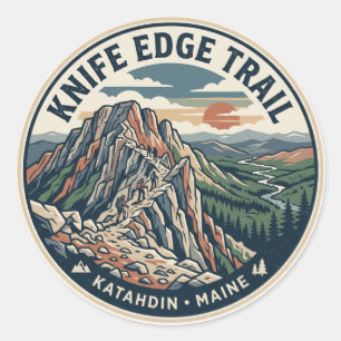 Adesivo Trilha Knife Edge, Katahdin Maine