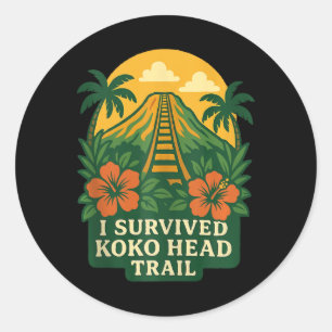 Adesivo Trilha Koko Head Havaí Oahu Havaiano Caminhada Cam