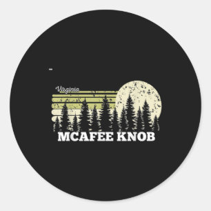 Adesivo Trilha na Virgínia Mcafee Knob Árvores Natureza Fl