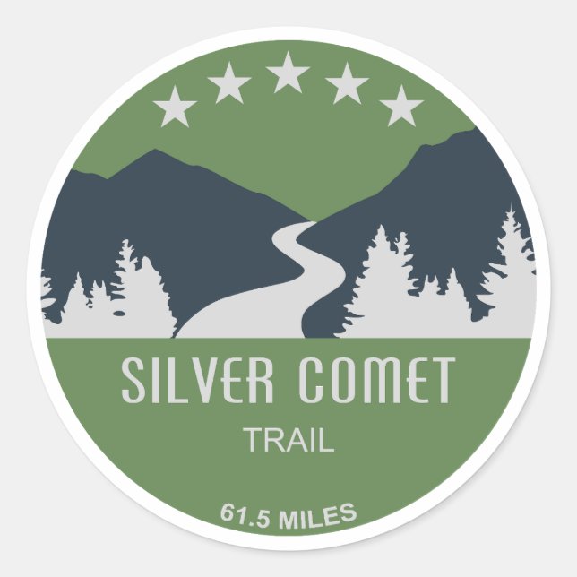 Adesivo Trilha Silver Comet Geórgia (Frente)