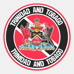 Adesivo Trinidad e Tobago Round Emblem