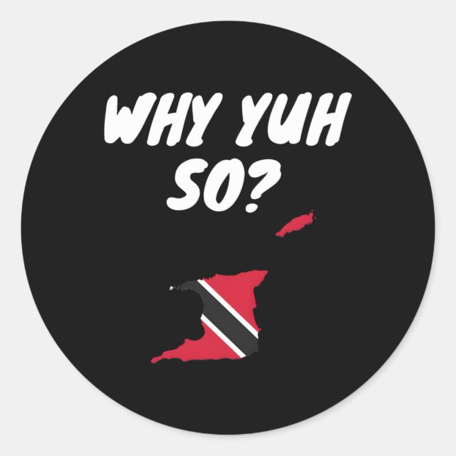 Adesivo Trinidad E Tobago Sayings Trini Pride Flag Dna (Frente)