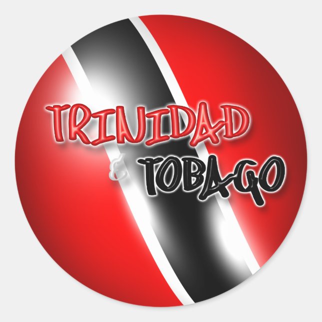 Adesivo Trinidad e Tobago Sticker (Frente)