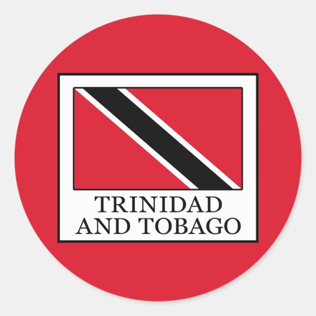 Adesivo Trinidade e Tobago (Frente)