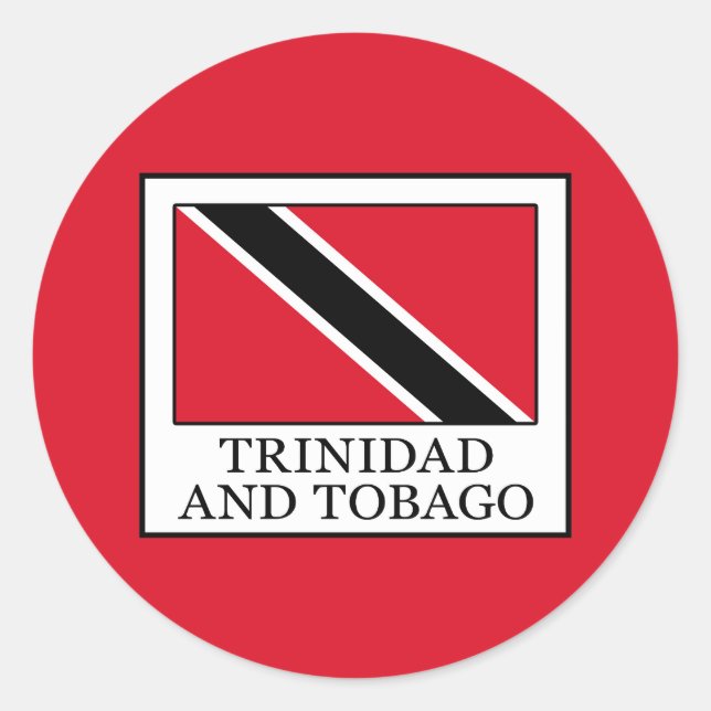 Adesivo Trinidade e Tobago (Frente)