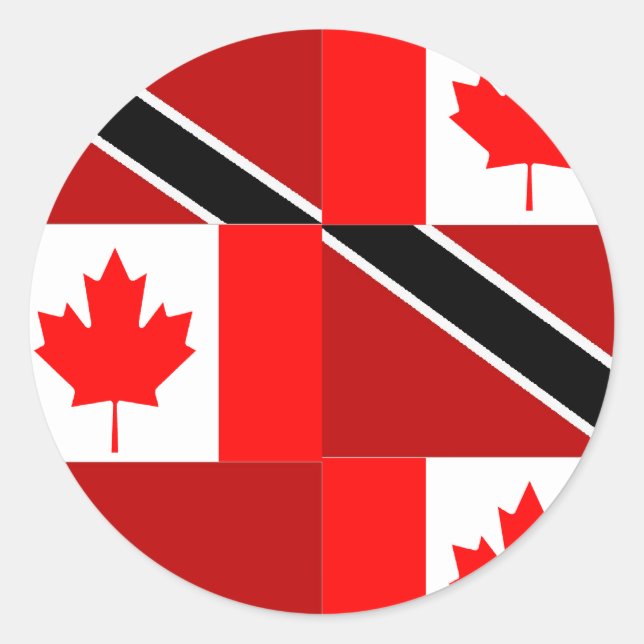 Adesivo Trinidadiano-canadense (Frente)