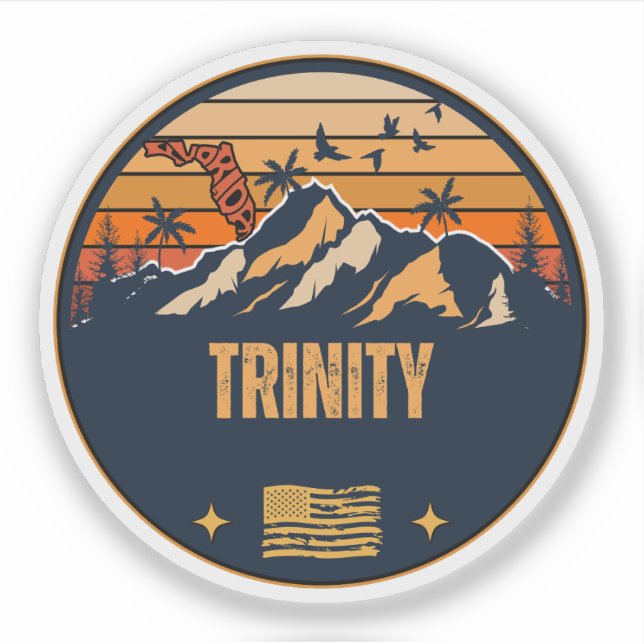 Adesivo Trinity, Flórida  (Frente)