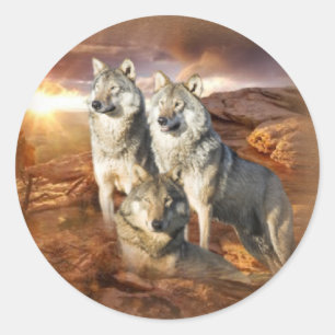 Adesivo Trio dos lobos