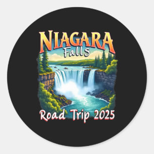 Adesivo Trip. 2025 do Niagara Falls Family Vacation Road