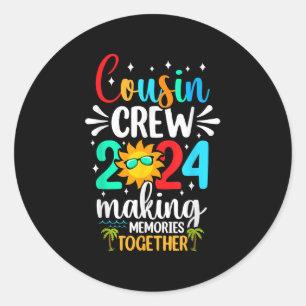 Adesivo Trip da Família Cousin Crew 2024 Summer Vacation B