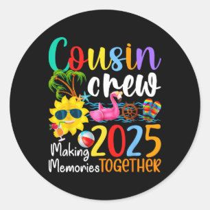Adesivo Trip da Família Cousin Crew 2025 Summer Vacation B