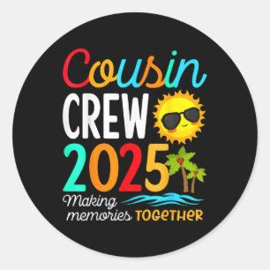 Adesivo Trip da Família Cousin Crew 2025 Summer Vacation B