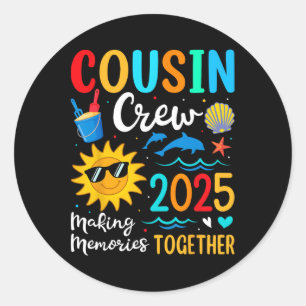 Adesivo Trip da Família Cousin Crew 2025 Summer Vacation B
