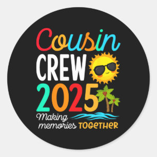 Adesivo Trip da Família Cousin Crew 2025 Summer Vacation B