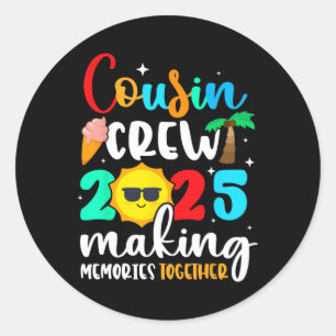 Adesivo Trip da Família Cousin Crew 2025 Summer Vacation B