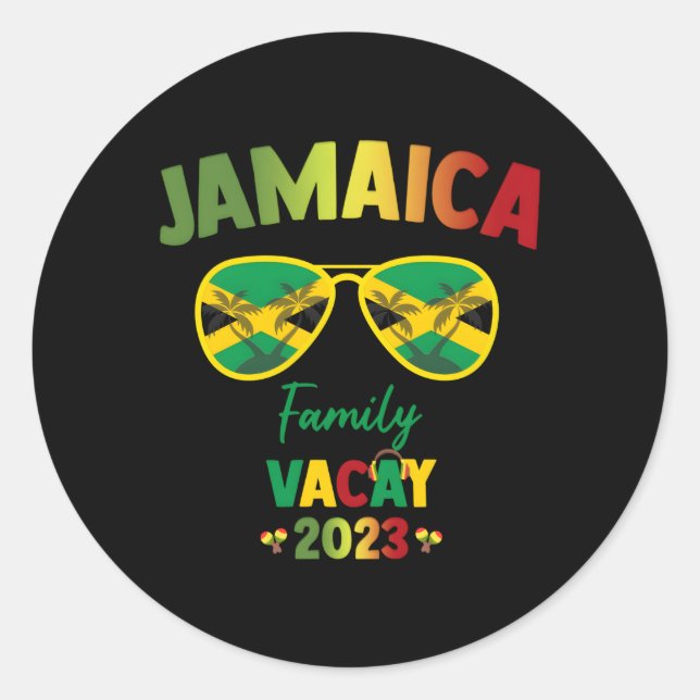 Adesivo Trip de Férias Jamaica 2023 (Frente)