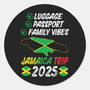 Adesivo Trip. Família Vibes Jamaica 2025 Jamaica Vaca