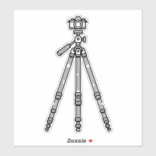 Adesivo Tripé para Fotografia Minimalista Fotógrafo