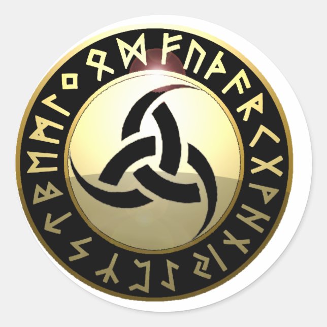 Adesivo Triple Horn of Odin (Frente)