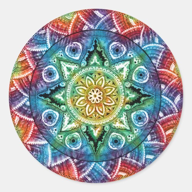 Adesivo Trippy Mandala (Frente)