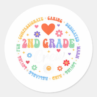 Adesivo Tripulação da 2ª Série de Volta às Aulas Professor