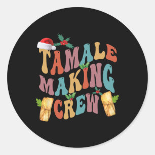 Adesivo Tripulação de Fazer Tampa do Natal Família de Comi