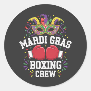 Adesivo Tripulação, mergulhe em Mardi Gras.