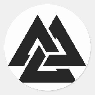 Adesivo Triquetra do símbolo de Valknut