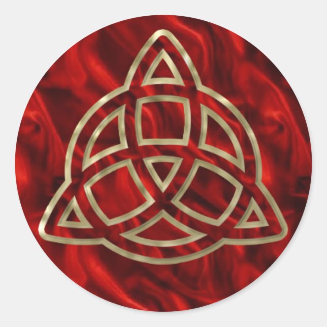 Adesivo Triquetra Red Silk (Frente)