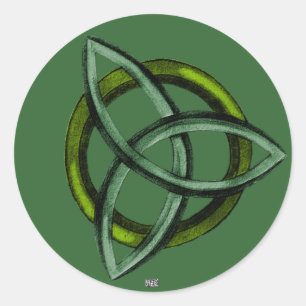 Adesivo Triquetra (verde)