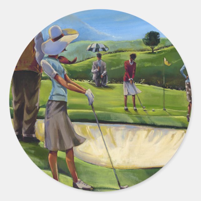 Adesivo Trish Biddle - Senhoras Golf (Frente)