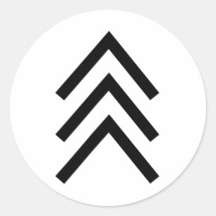 Adesivo Trisomy 21 Down Síndrome Três Setas Cromossômicas 