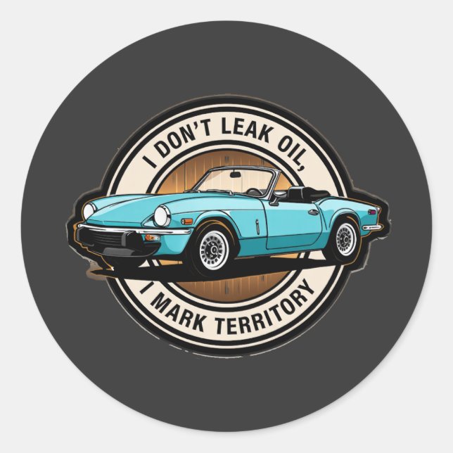 Adesivo Triumph Spitfire design (Frente)