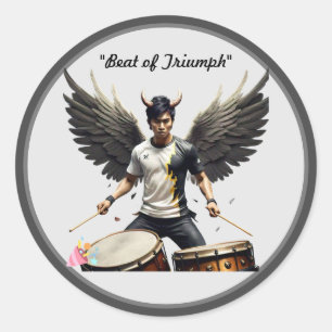 Adesivo "Triumphant Winged Rhythm"