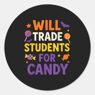 Adesivo Trocará Estudantes Por Candy Engraçada Cota Hallow