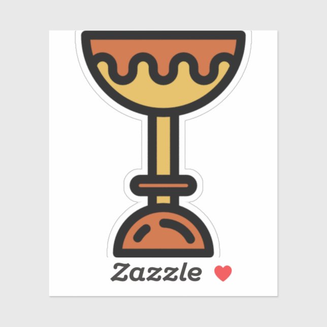 Adesivo troféu (Folha)