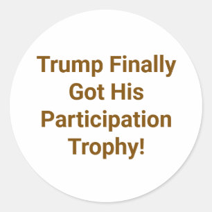 Adesivo Troféu de Participação de Trump Hankamer Artjunkha